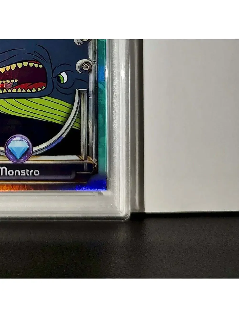 Monstro 2025 Topps Disney Wonder #110 Diamond Card Pinocchio PSA 8